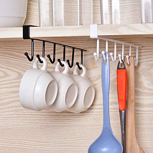 Multifunctional 6 Metal Door Hook Organiser